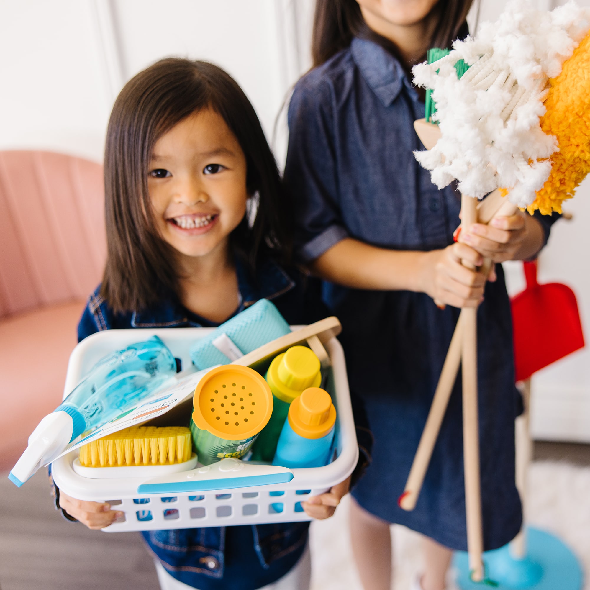 Melissa and doug store mop broom set