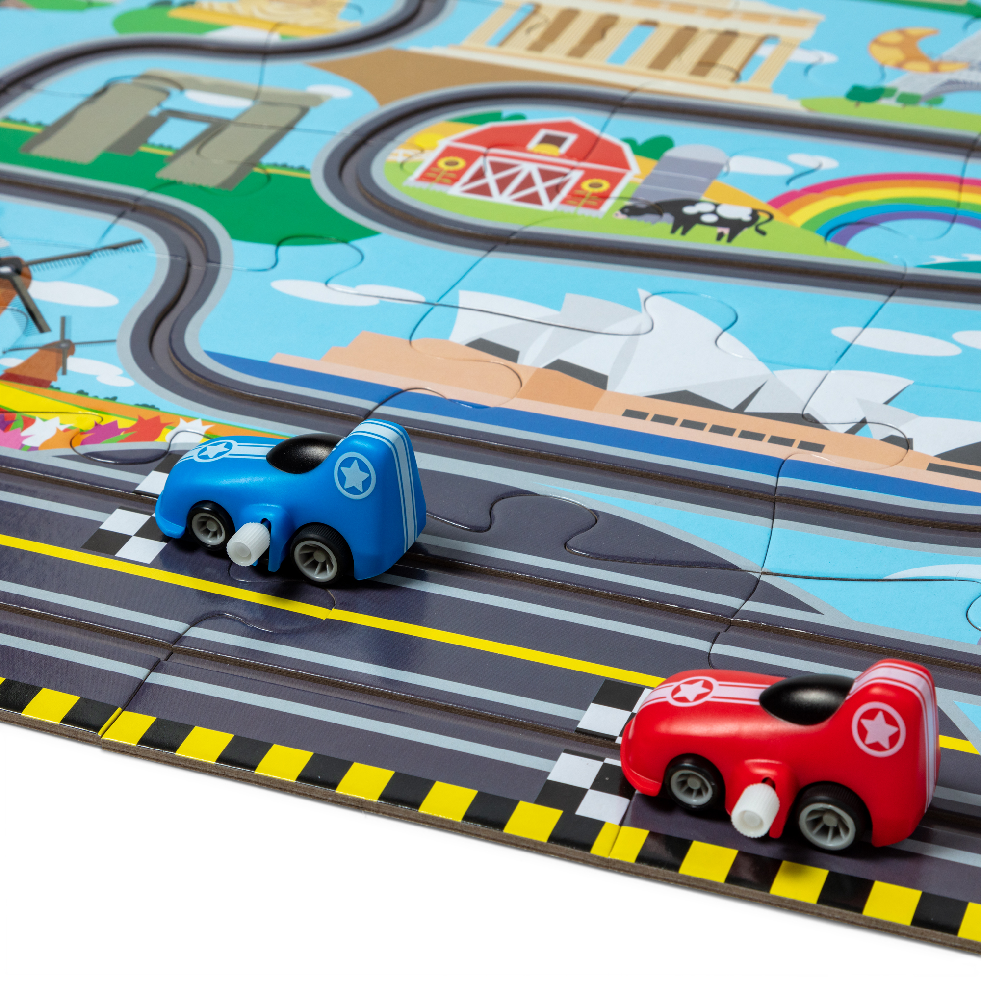 Product: Race Track Floor Puzzle & Play Set