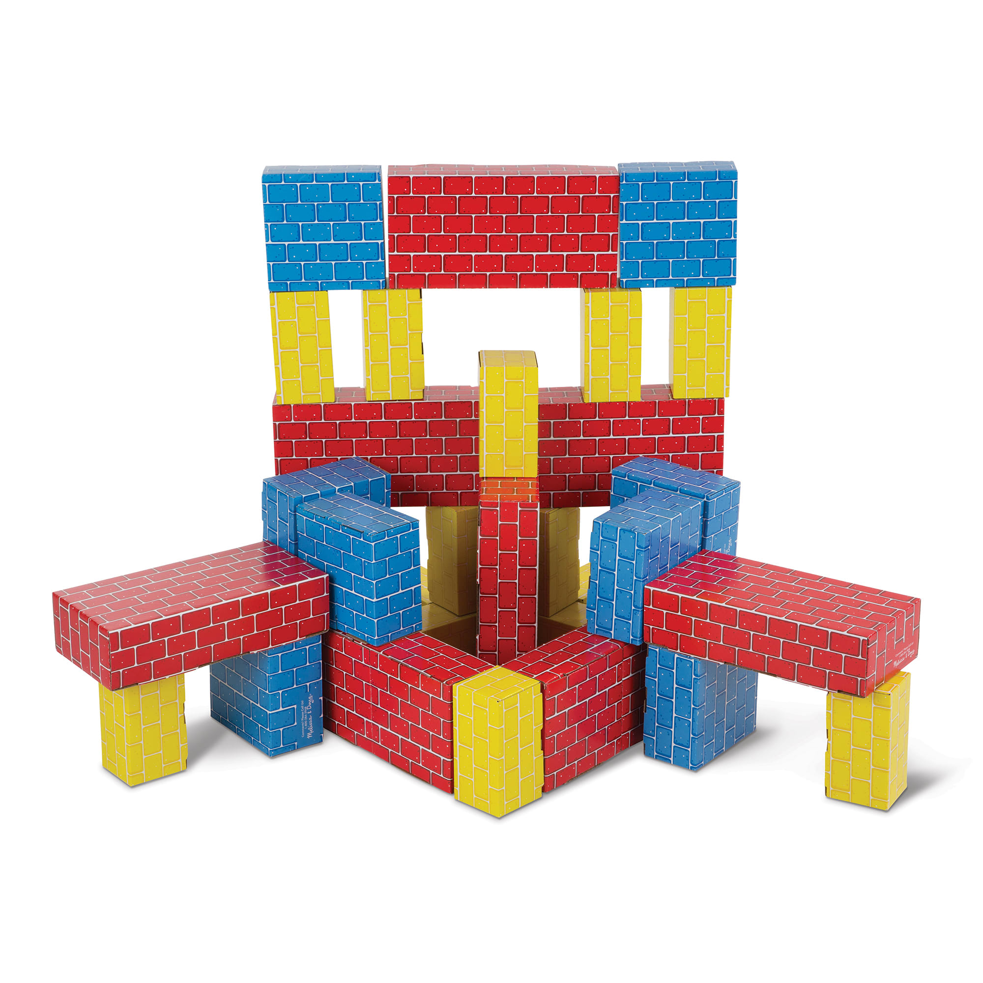 Big cardboard building store blocks