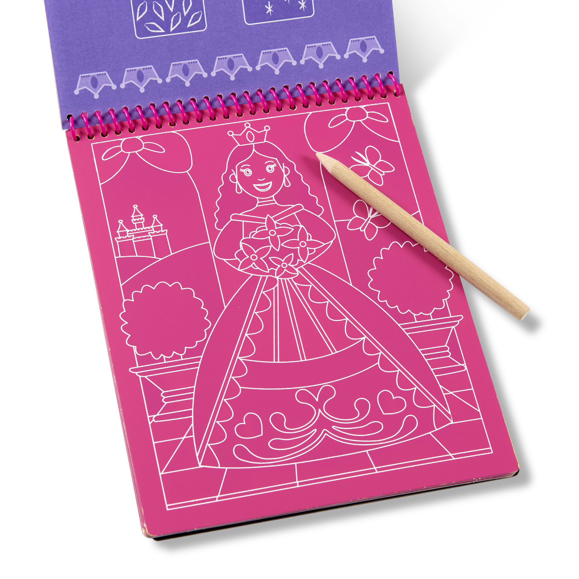Product: On the Go Scratch Art Color Reveal Pad - Fairy Tales