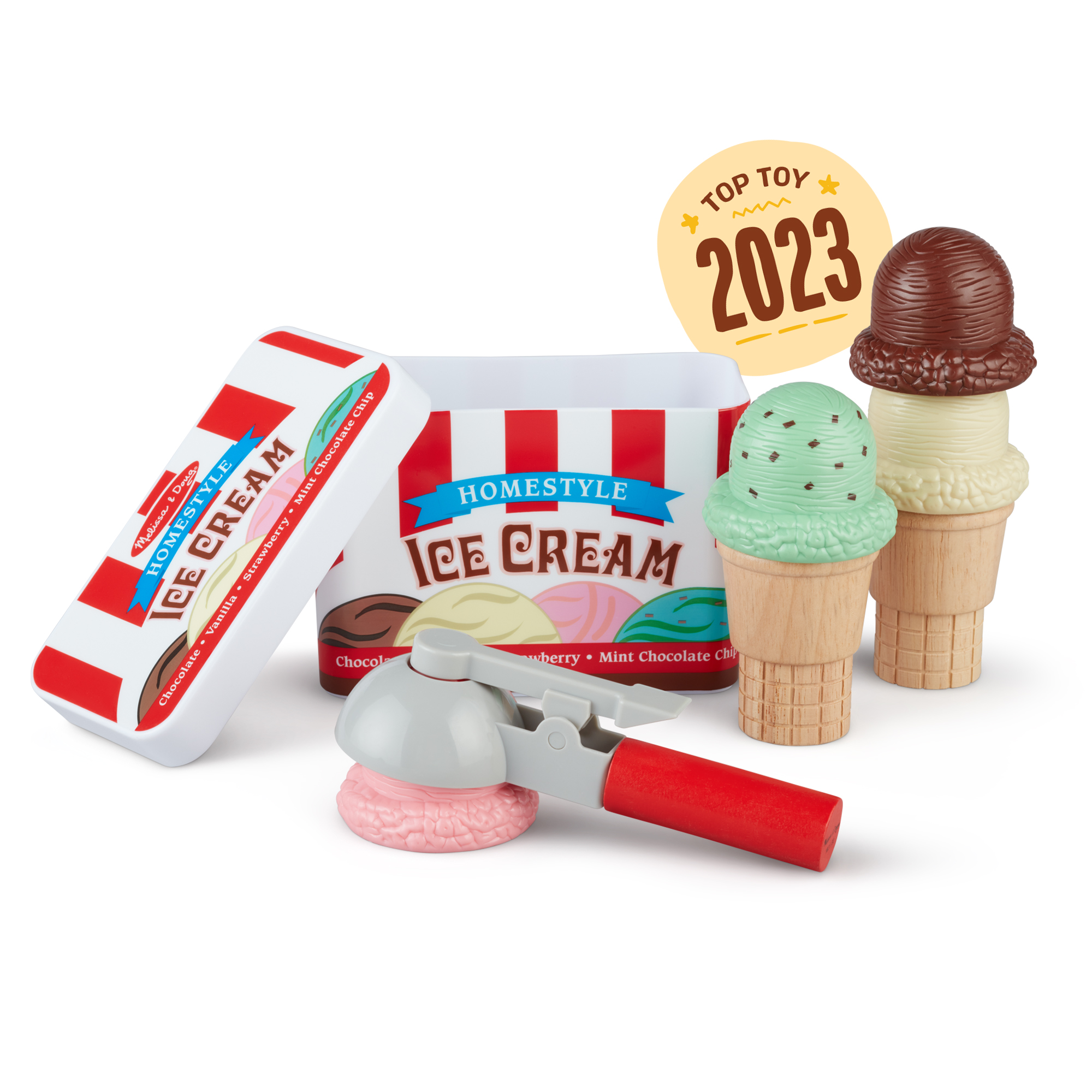 Melissa and doug cardboard ice store cream truck