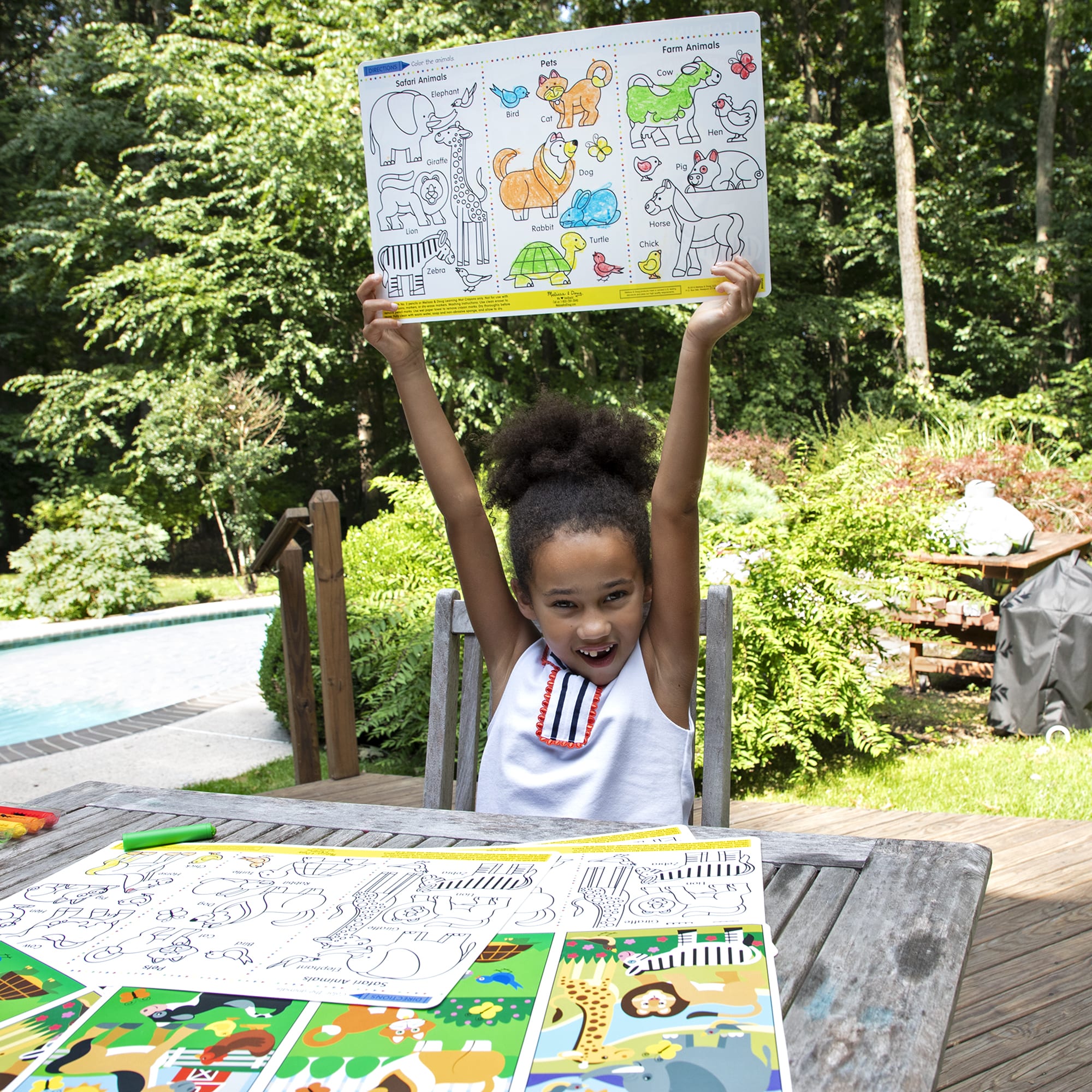 Product: Animals Learning Mat (Bundle of 6)