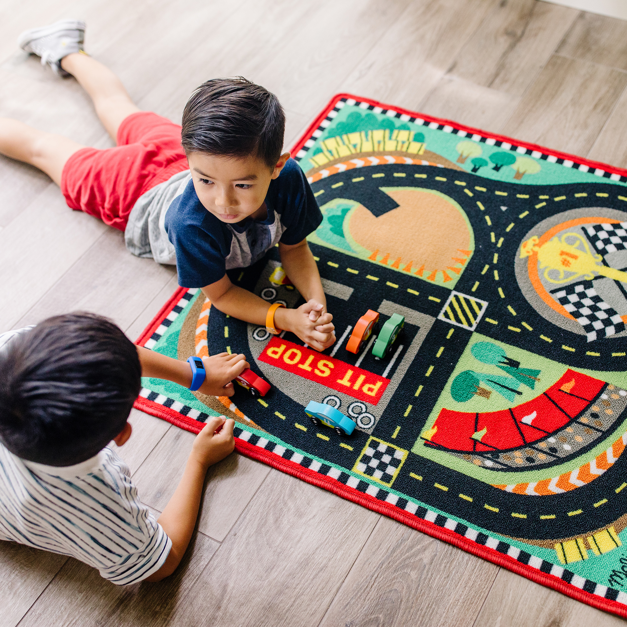 Product: Round the Speedway Race Track Rug