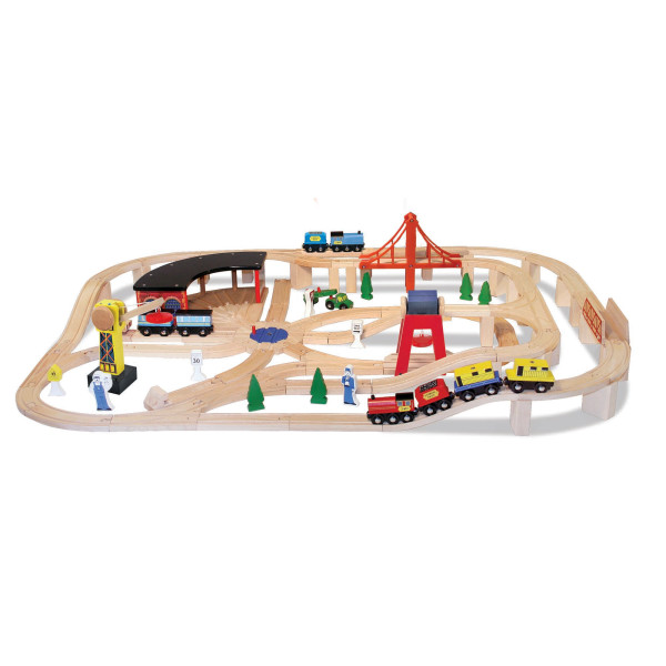 Product: Wooden Railway Set