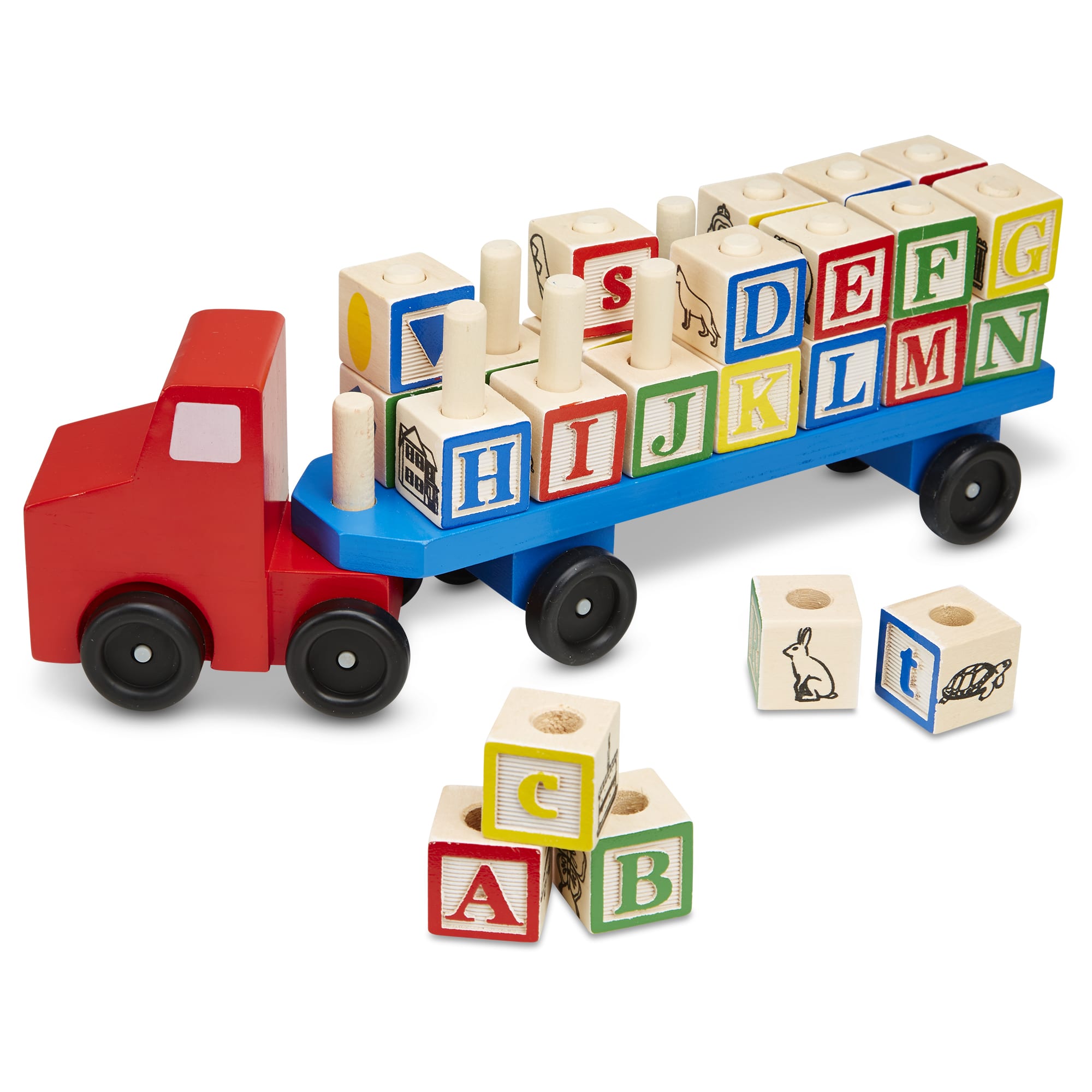 Product: Alphabet Blocks Wooden Truck