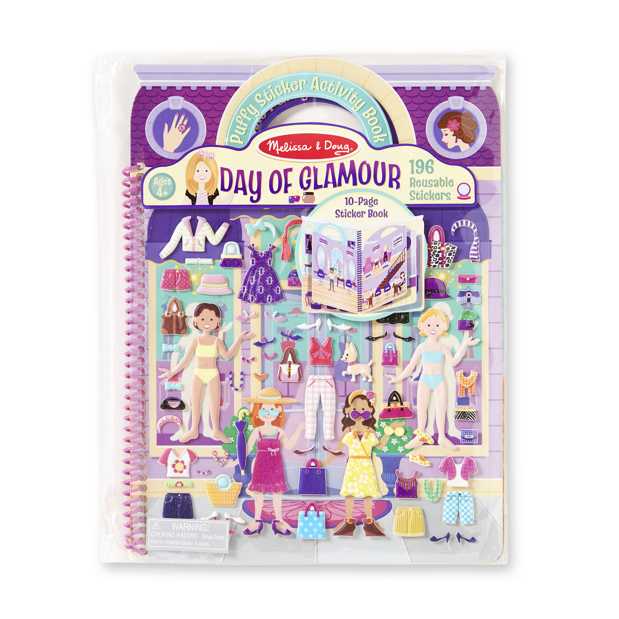Day of Glamour Deluxe Puffy Sticker Album Day of Glamour Deluxe Puffy Sticker Album