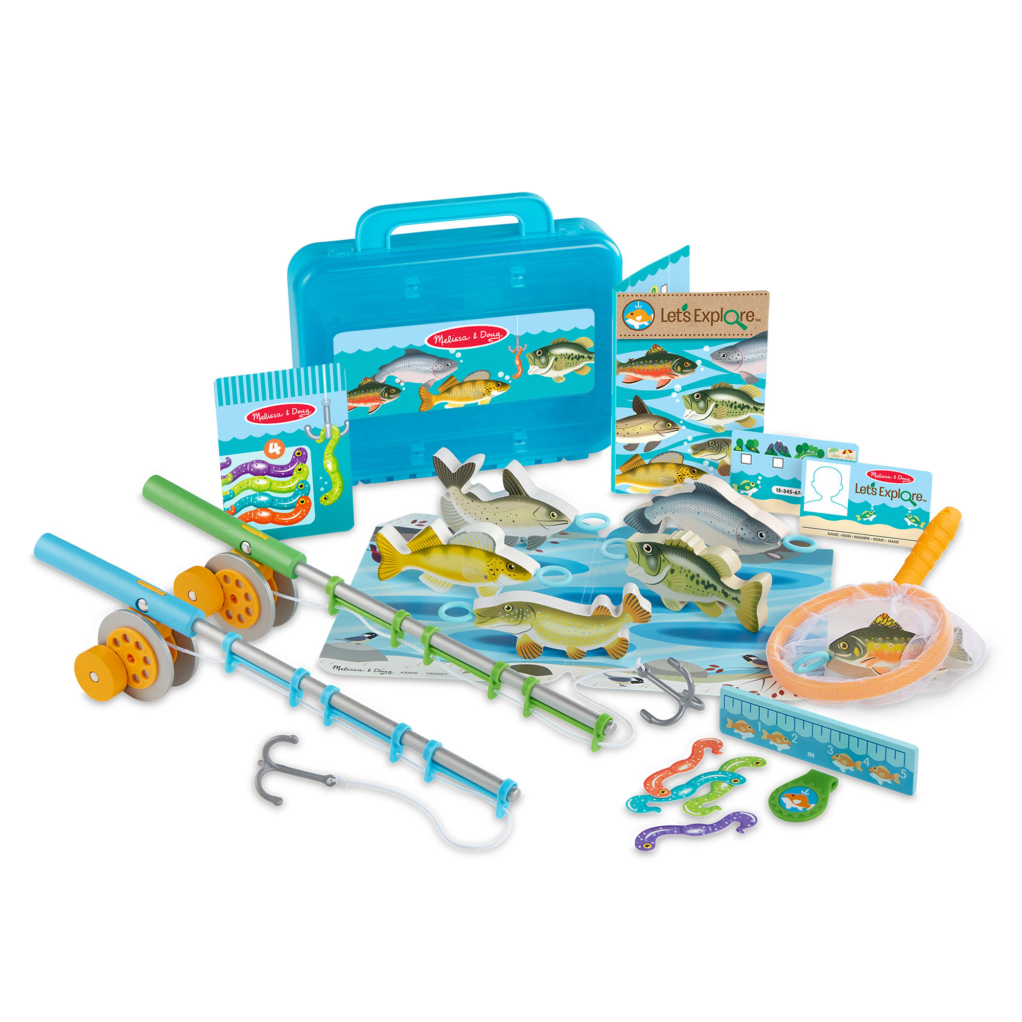 Catch N Count Magnetic Fishing Rod Set - Melissa & Doug