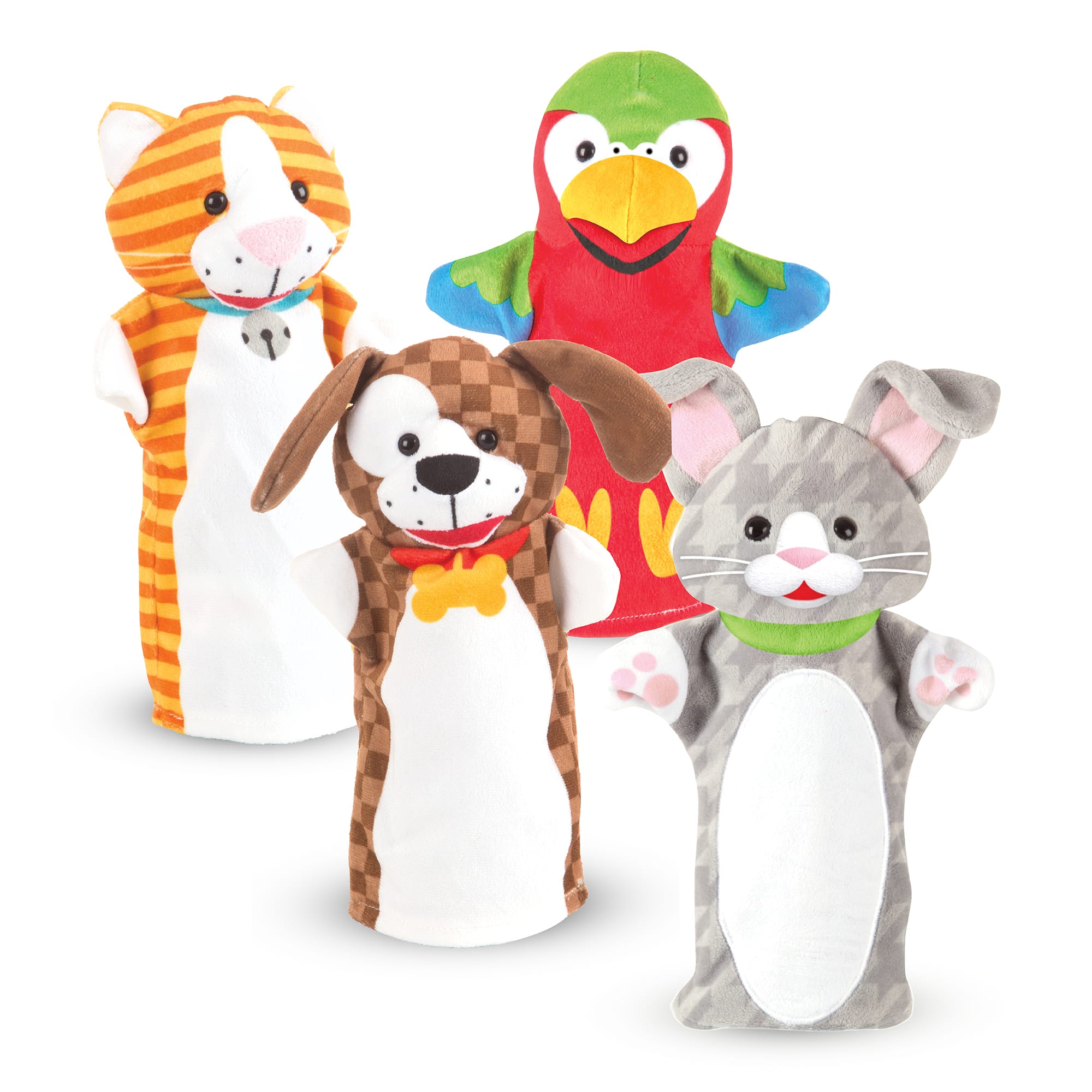 Marionnettes à main animaux sauvages - MELISSA & DOUG - Peluche