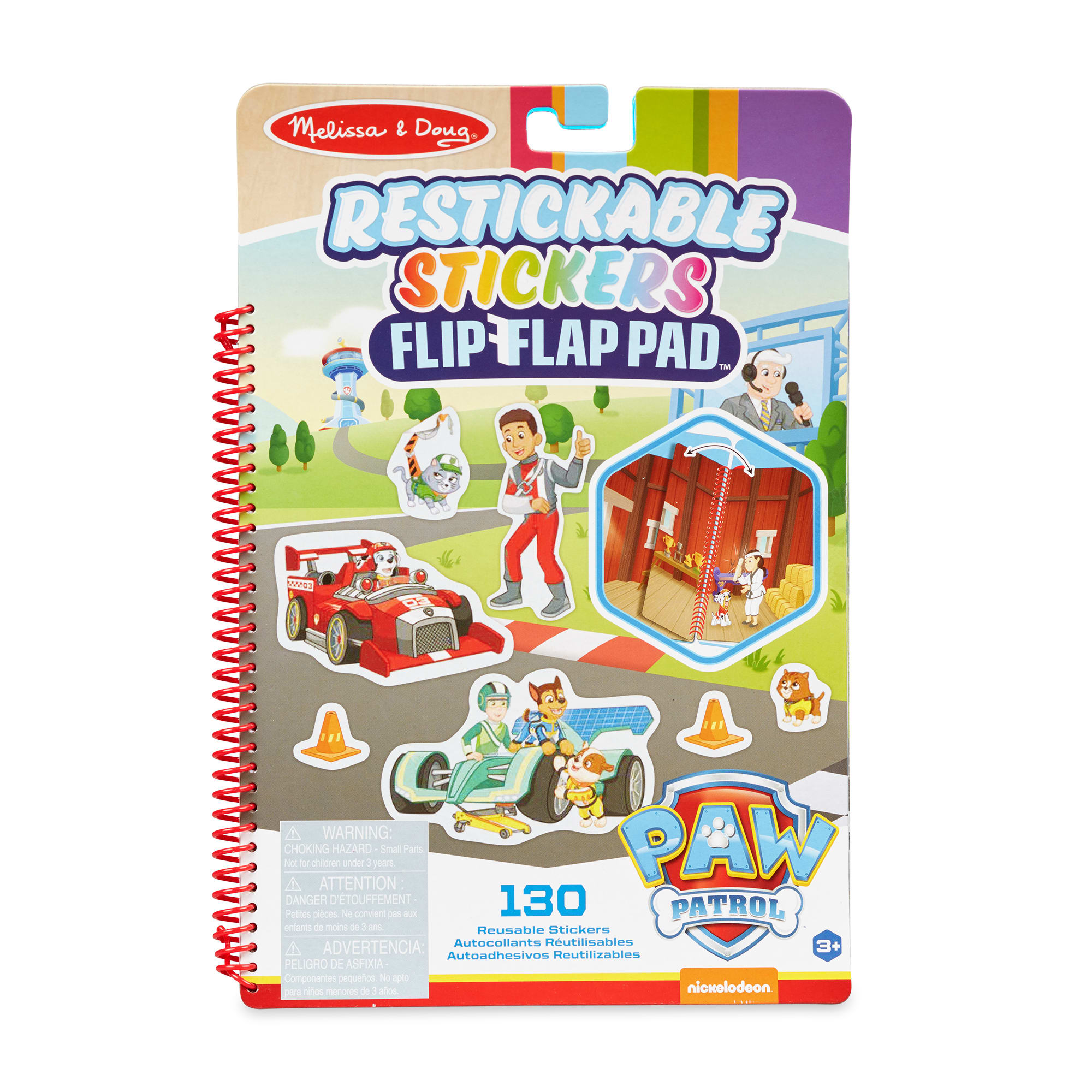 Product: PAW Patrol Restickable Stickers Flip-Flap Pad - Classic Missions