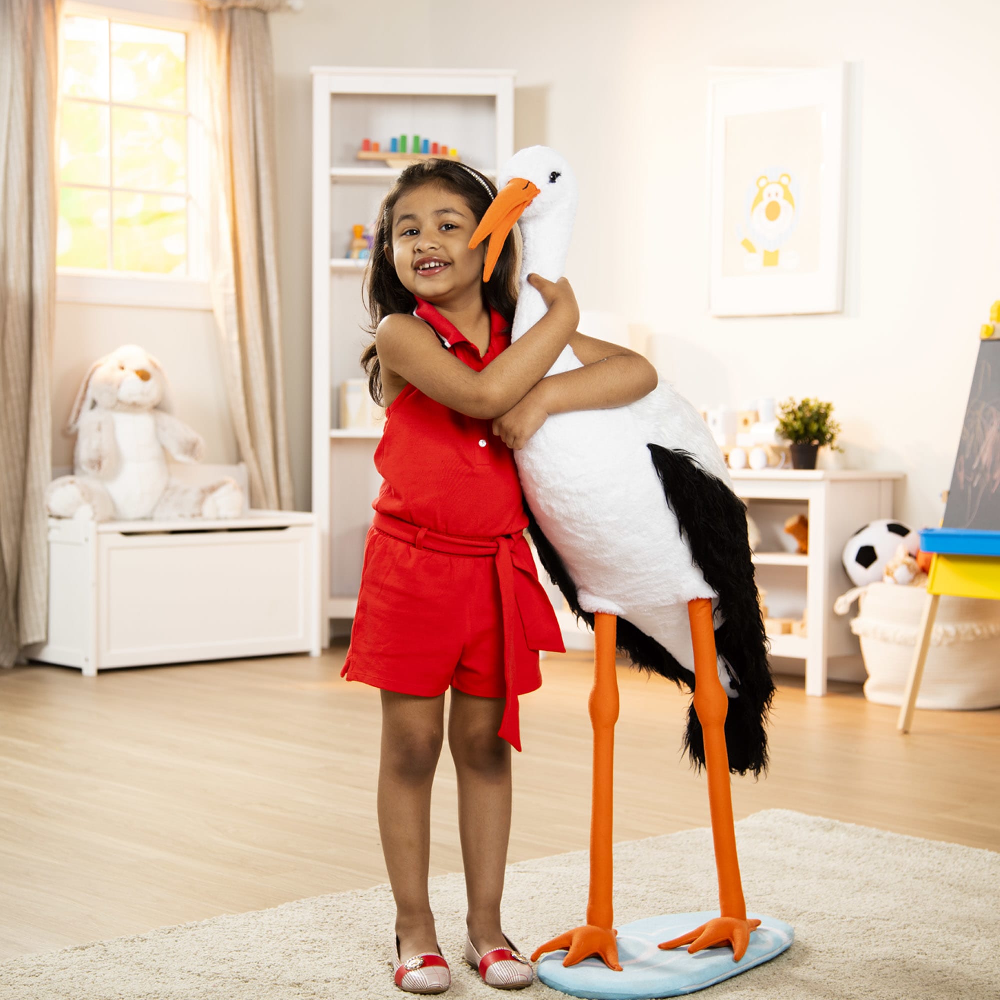 Product: Lifelike Plush Stork