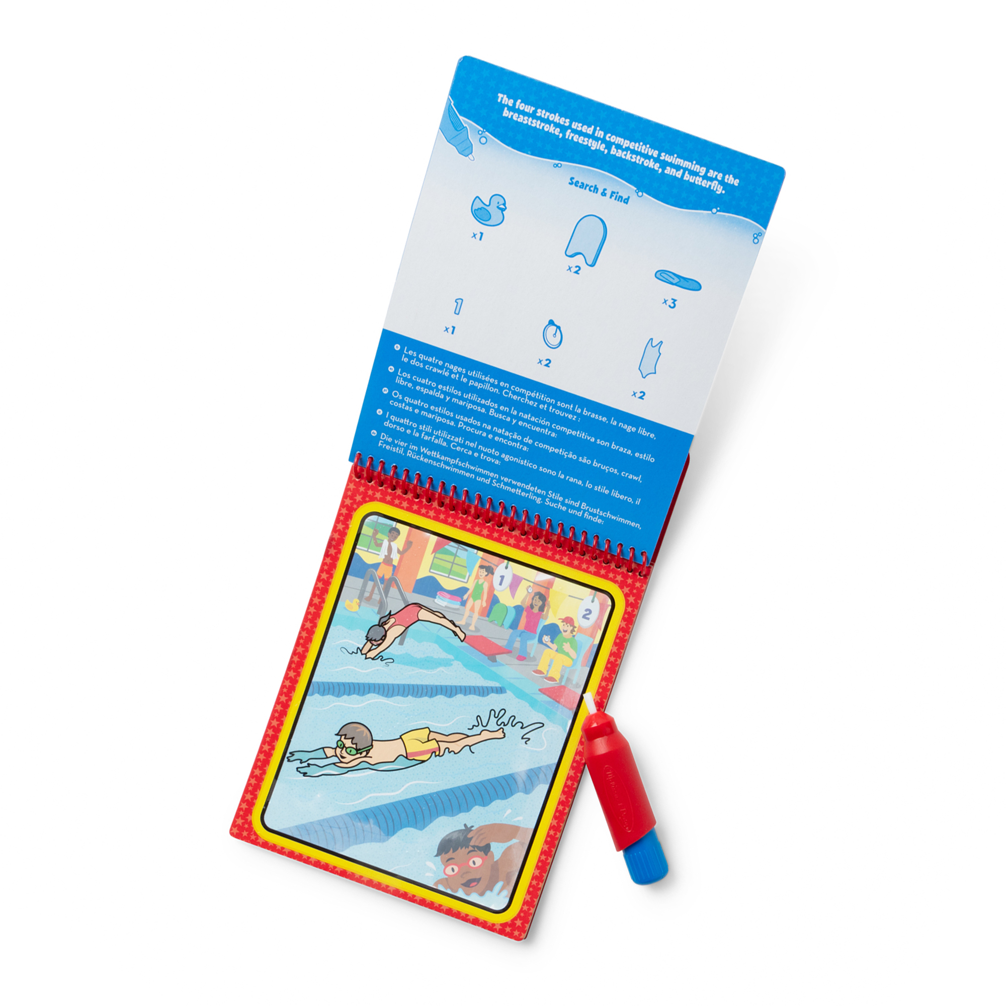 Melissa & Doug Water Wow! Deluxe - Libro Da Colorare Ad Acqua Città, 3-7 Anni - copertina