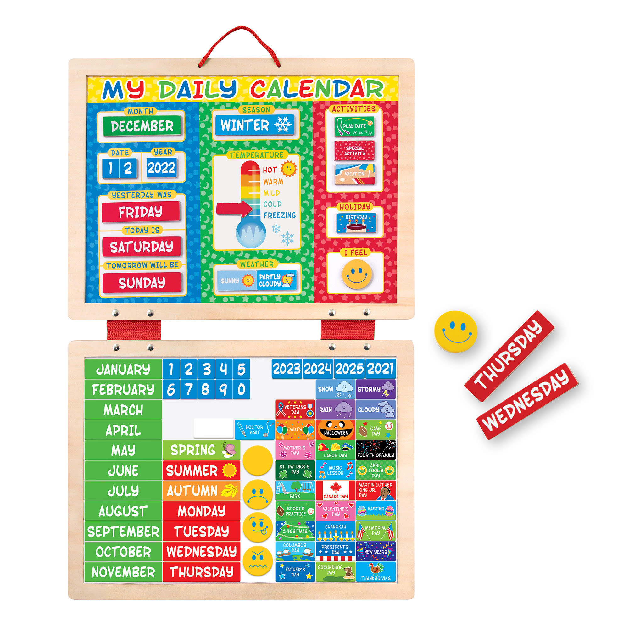 Melissa & Doug My Magnetic Daily Calendar – Mother Earth Baby/Curious Kidz  Toys