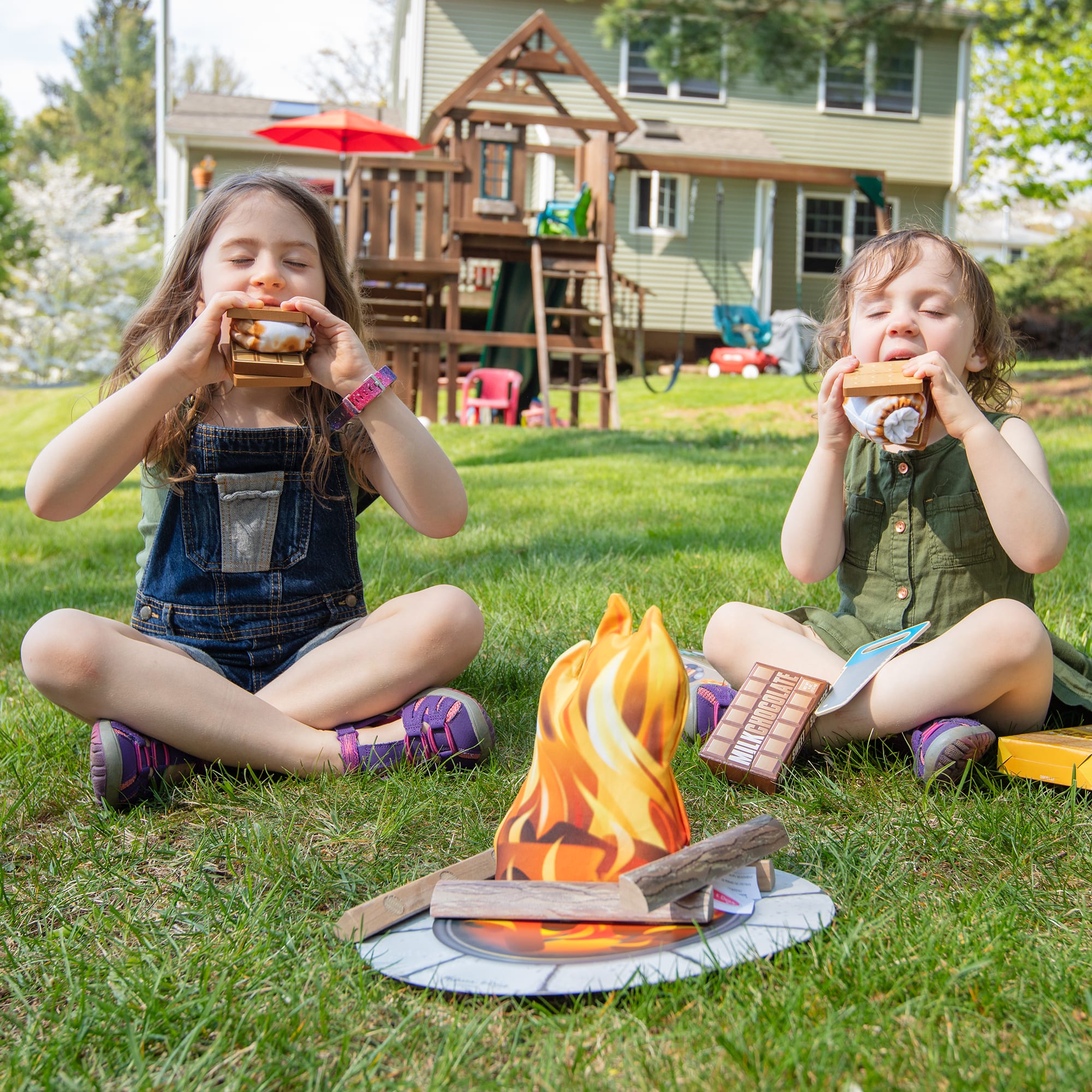 モイステイン スターターキット 5点セット Product: Let's Explore Campfire S'mores Play Set