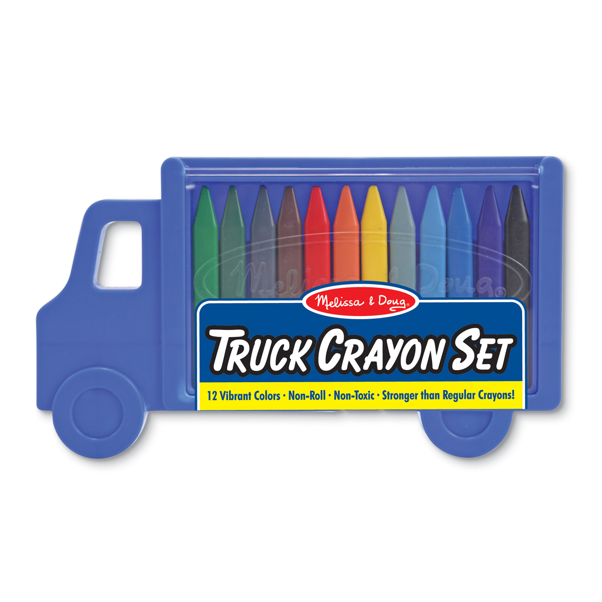 Melissa And Doug 10 Jumbo Triangular Crayons Set, 1 Unit - Fry's