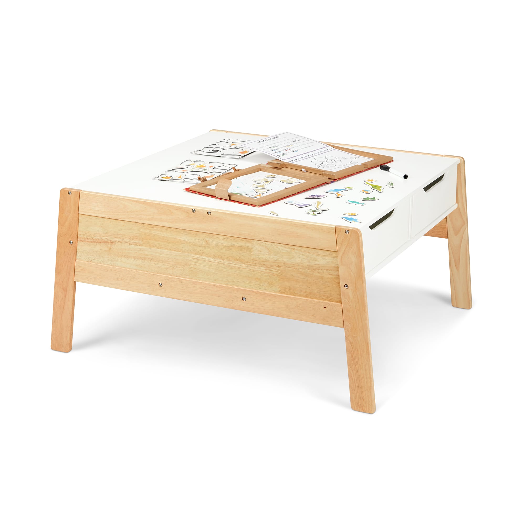 Product: Wooden Art & Activity Table with Bins