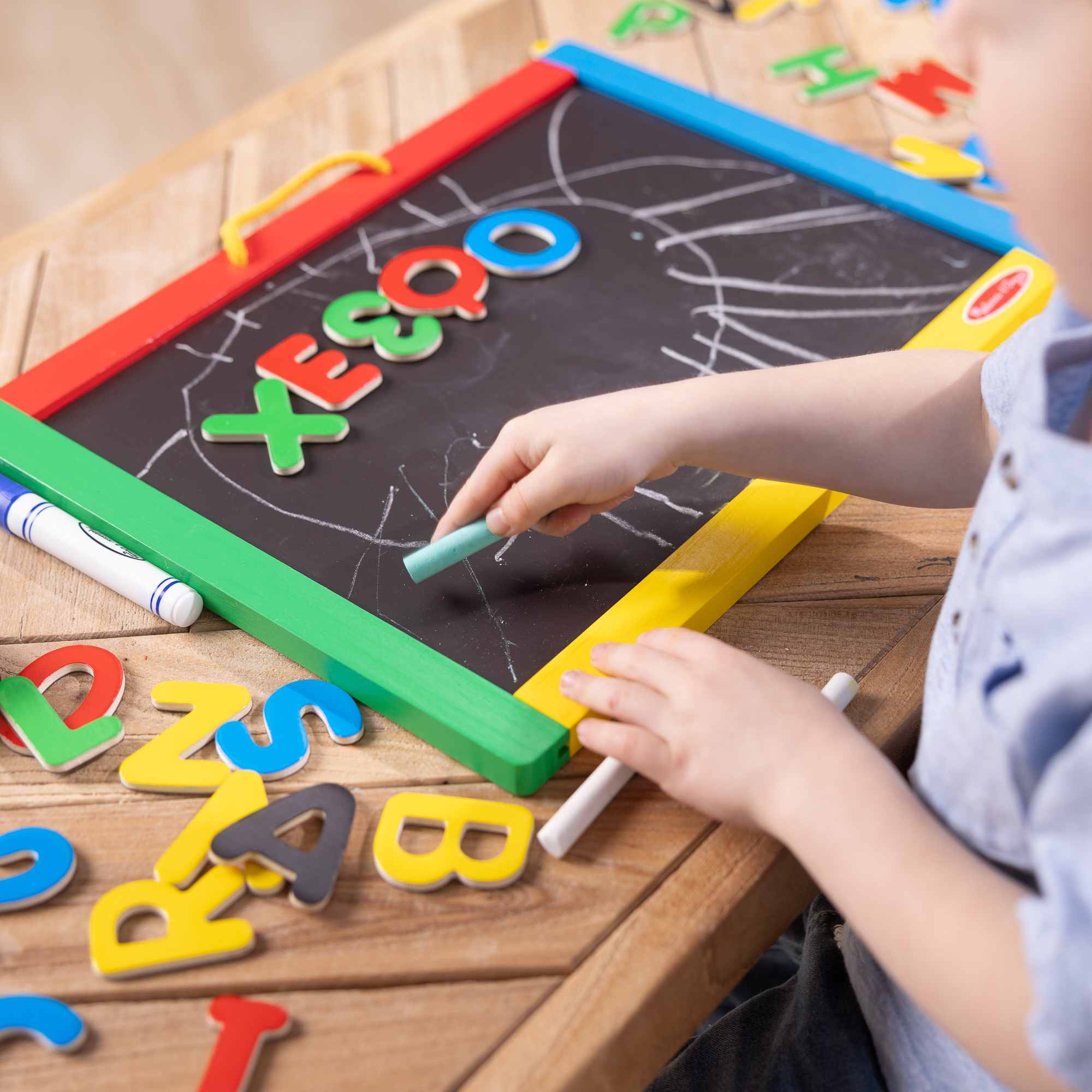 Magnetic Chalkboard/Dry-erase Board main image 1
