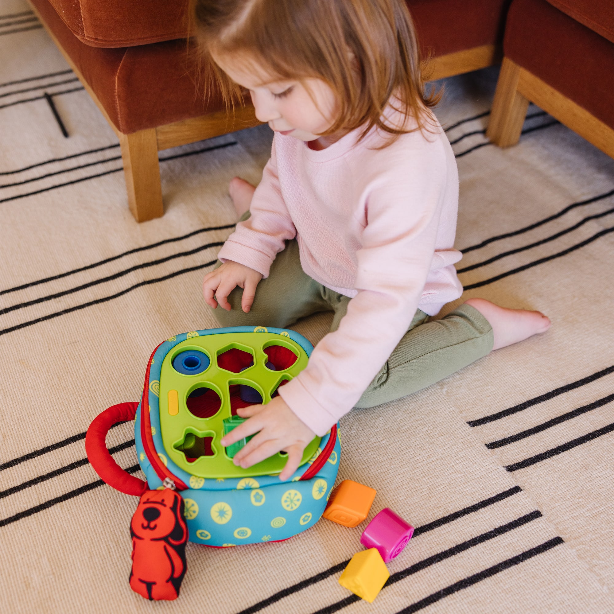 Melissa and doug take along sales shape sorter