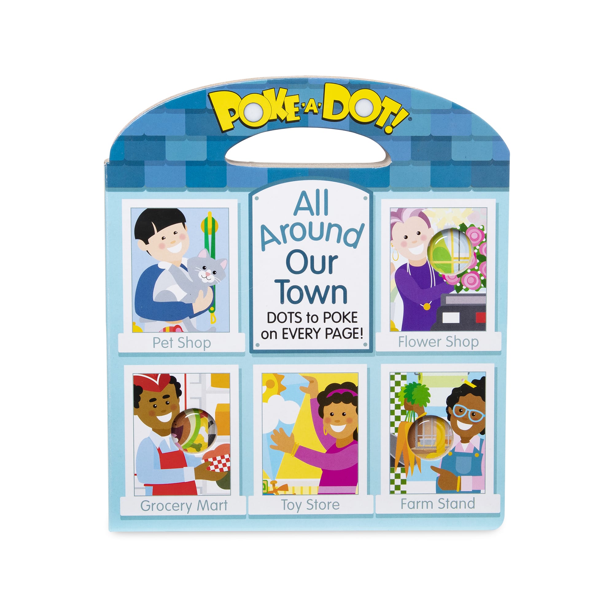 Melissa & Doug Children's Book – Poke-a-Dot: First Words (Board Book with  Buttons to Pop)
