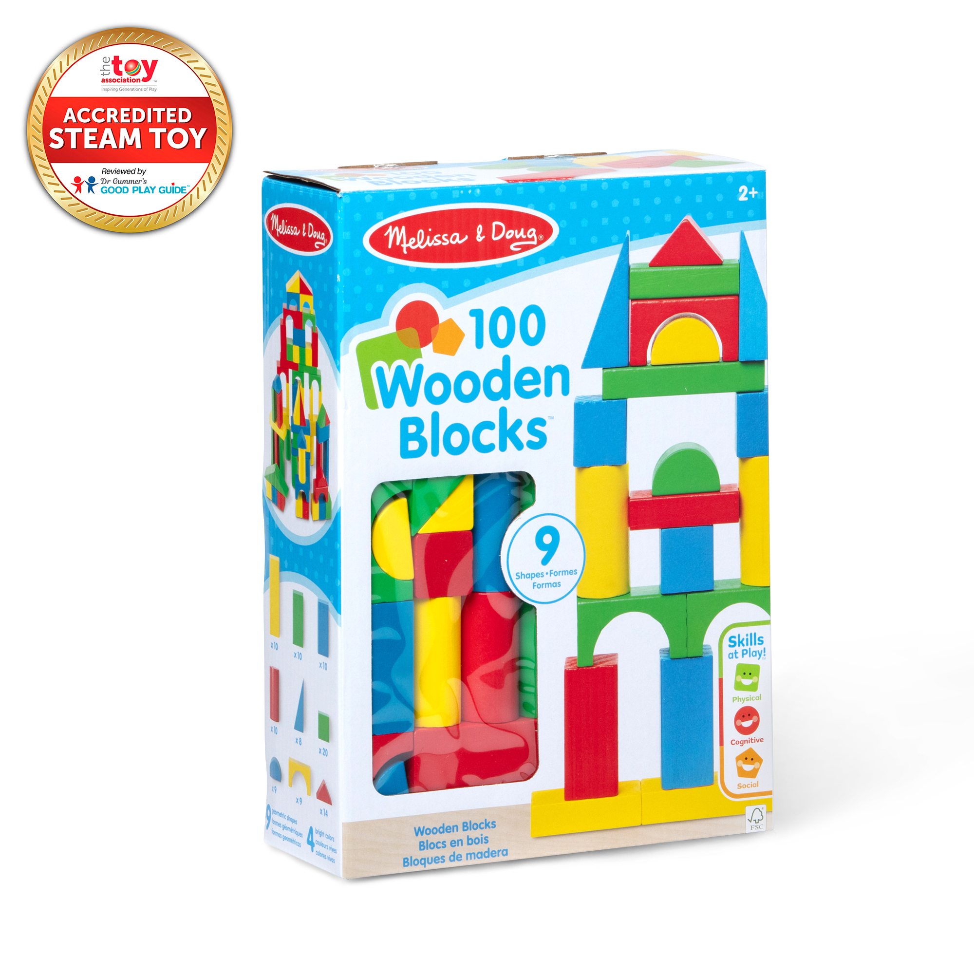Product: 100 Wood Blocks Set