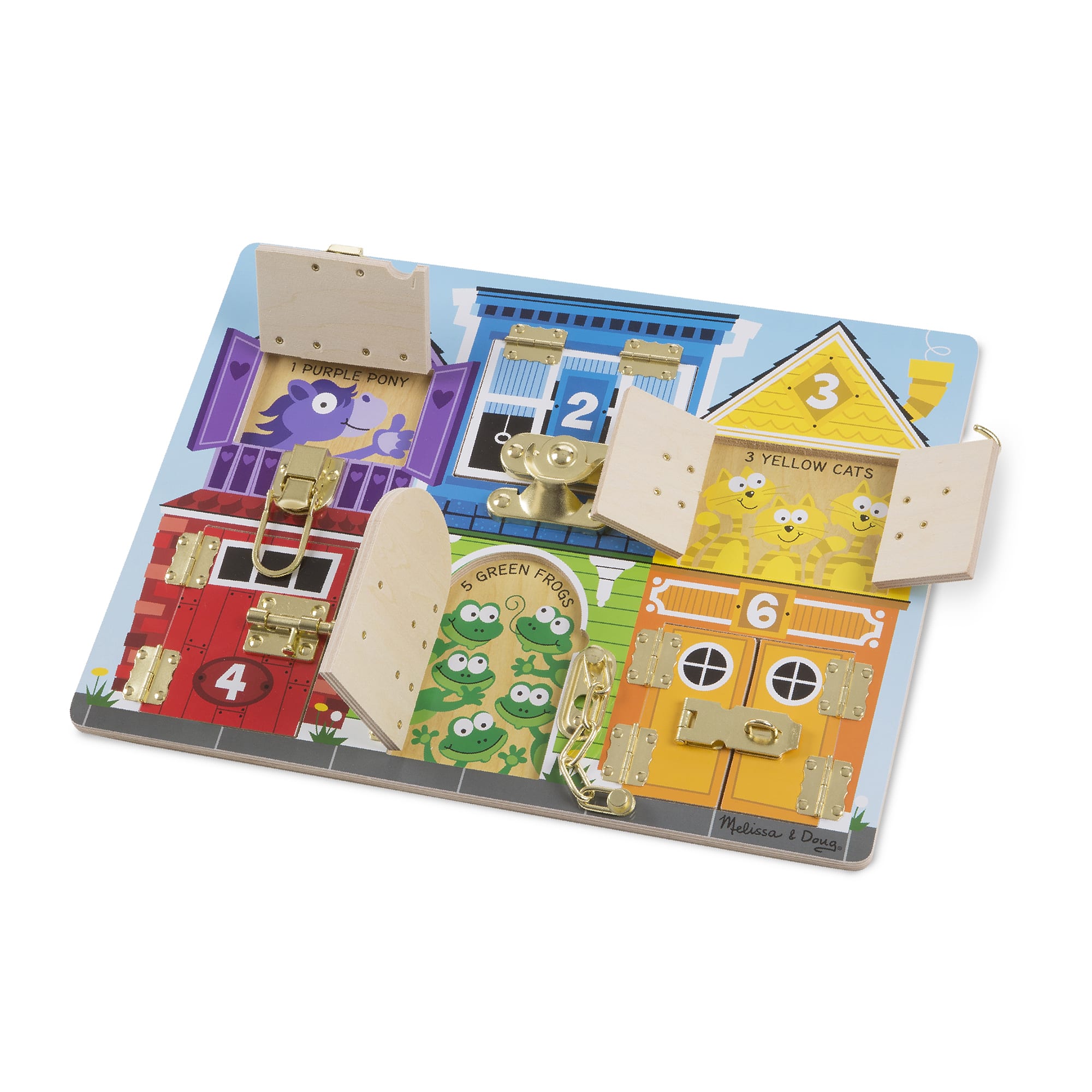 Melissa and doug on sale latch puzzle